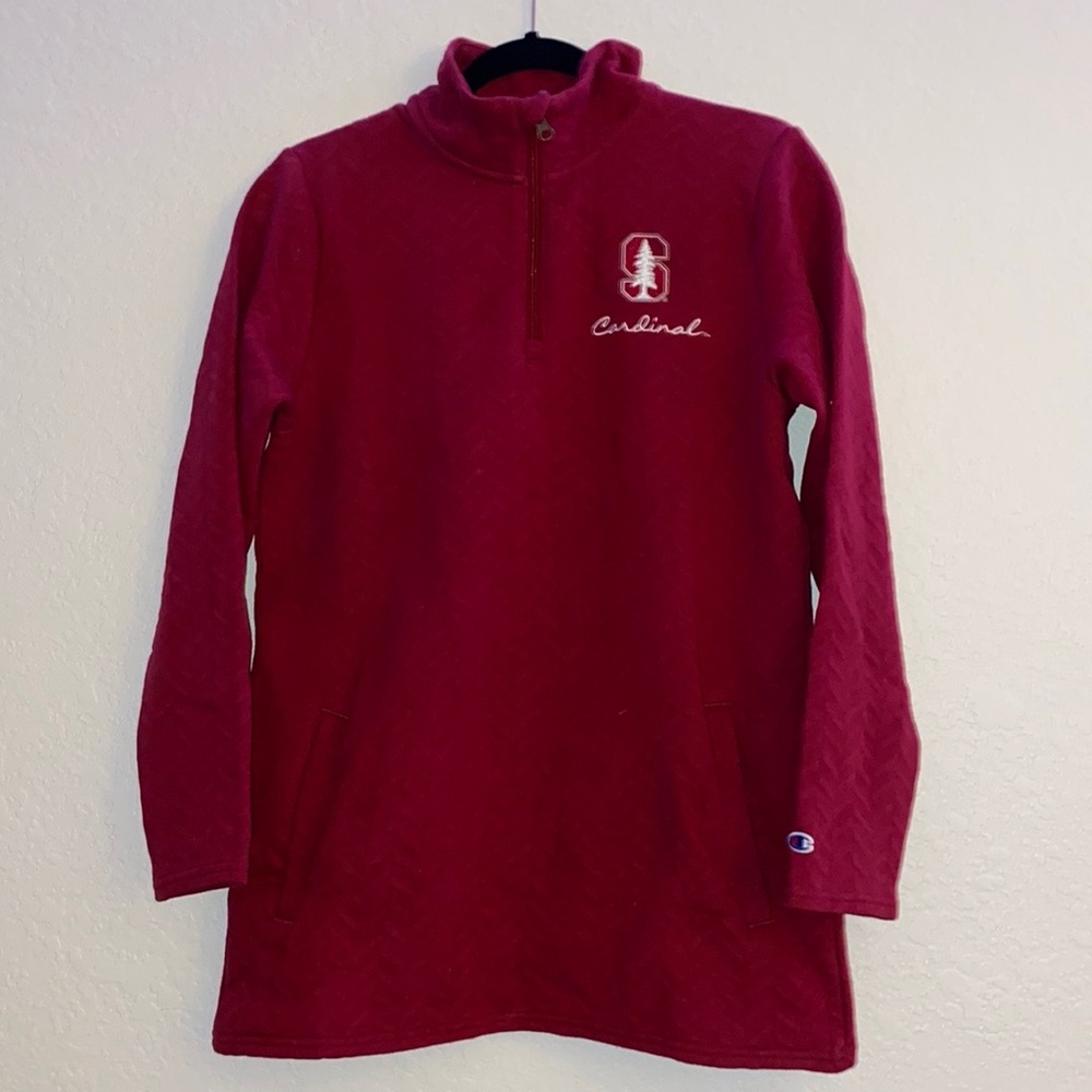 champion stanford quarter zip